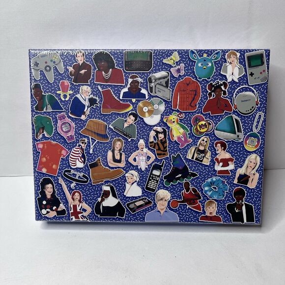 90s Icons Jigsaw Puzzle TuPac, Gameboy, Britney 500 Piece Jigsaw Puzzle SEALED - Picture 1 of 11